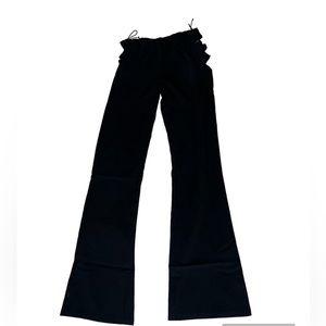Black flared pants